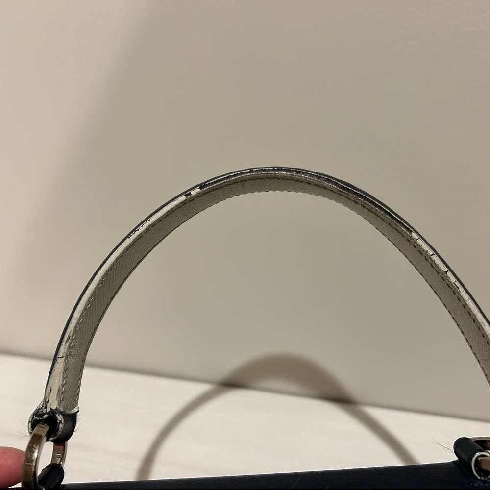 Salvatore Ferragamo Dark Blue Satchel - Picture 7 of 8